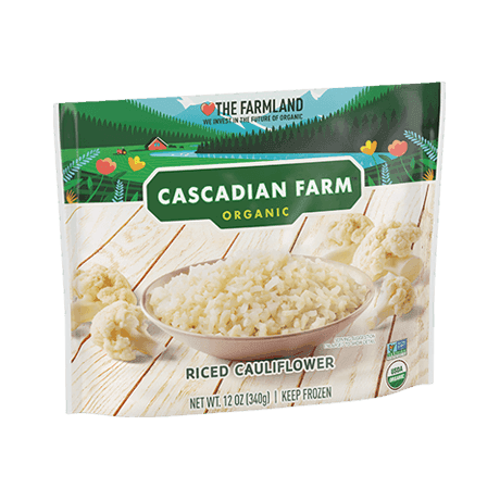 Packaged Cauliflower Rice Frozen Riced Cauliflower | Cascadian Farm Organic