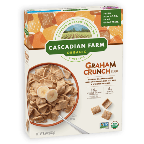 Cascadian Farm Graham Crunch Cereal package image