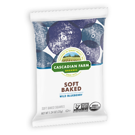 Cascadian Farm Wild Blueberry Soft Baked Squares single package image