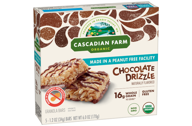 Cascadian Farm Chocolate Drizzle Front of package