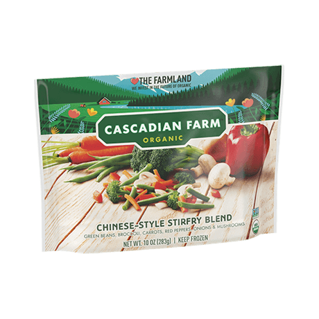 Cascadian Farm Organic Chinese-style stirfry blend, front of package