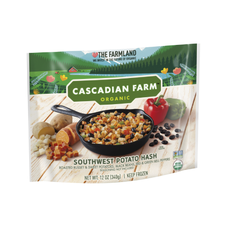 Cascadian Farm Frozen Southwest Potato Hash, front of package